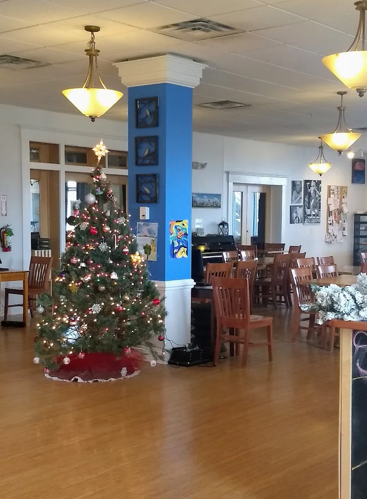 Herbal chai and pastry on a plate